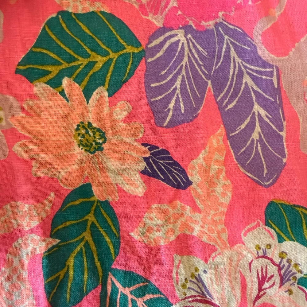 Lilly Pulitzer Sea View Linen Button Down Top Shirt Pink
Isle Best Of Friends XL - Picture 13 of 13